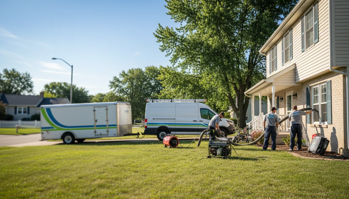 Flooded Basement Restoration And Cleanup With Repair in Sheboygan, WI near me